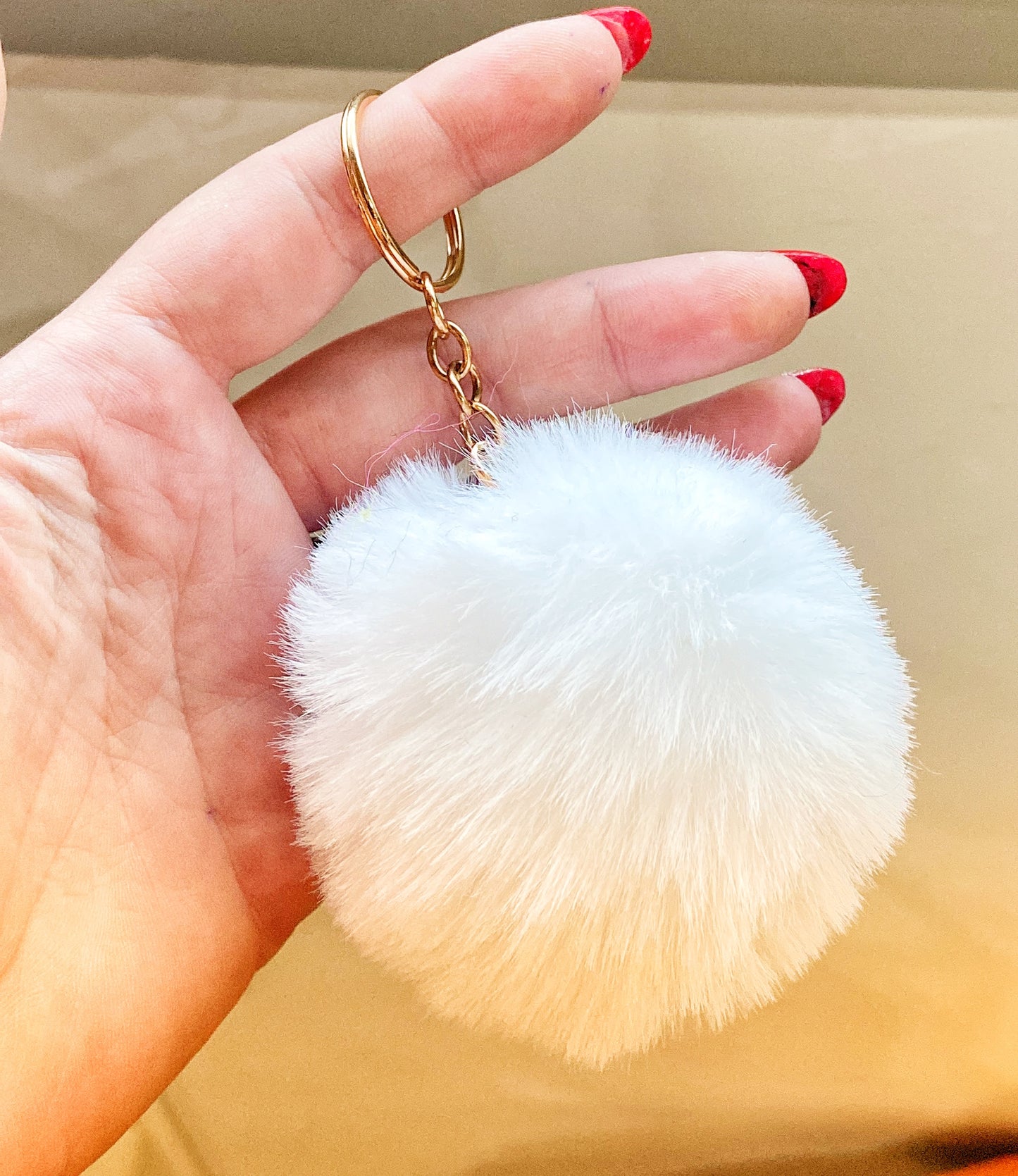 Porte-clés Pompon doux