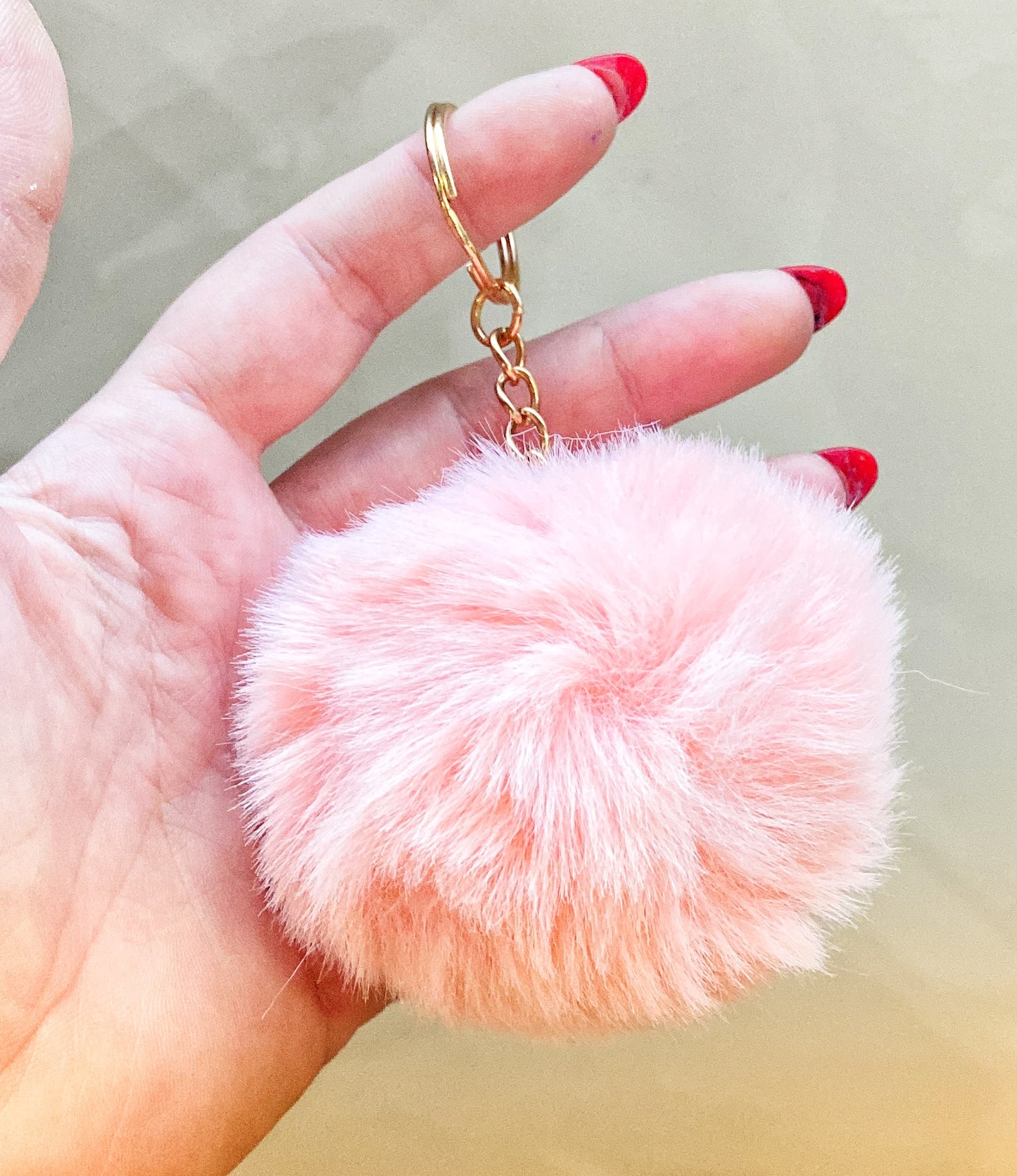 Porte-clés Pompon doux