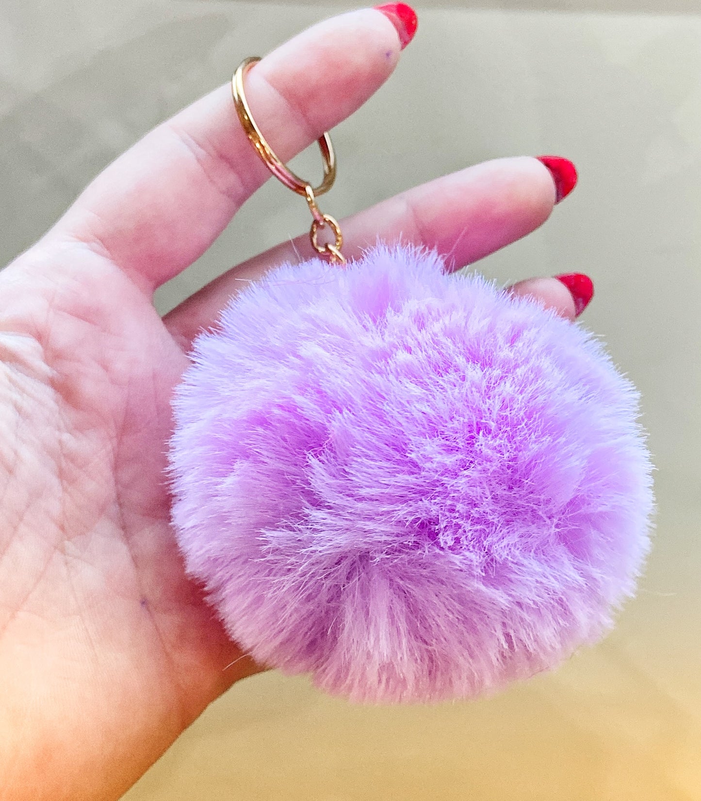 Porte-clés Pompon doux
