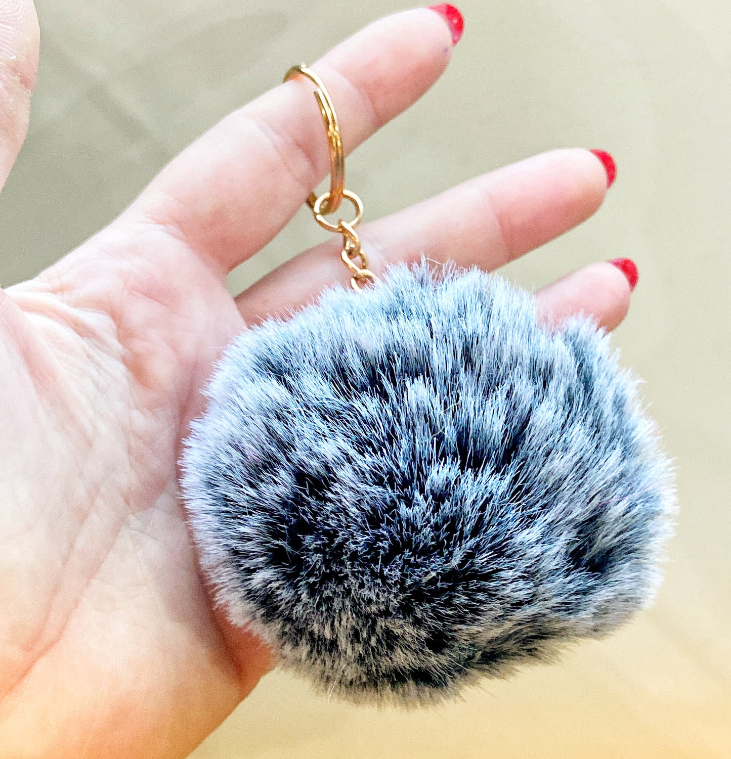Porte-clés Pompon doux