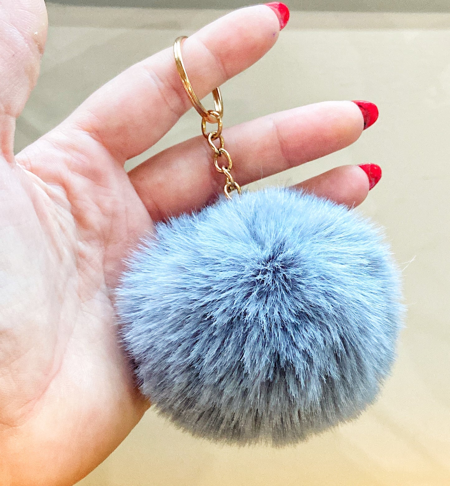Porte-clés Pompon doux