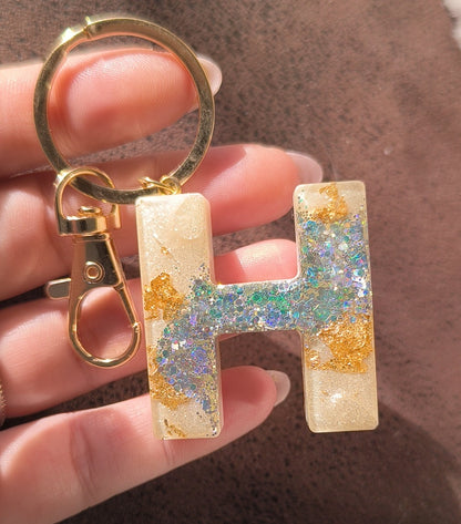 Porte-clés lettres de A à P