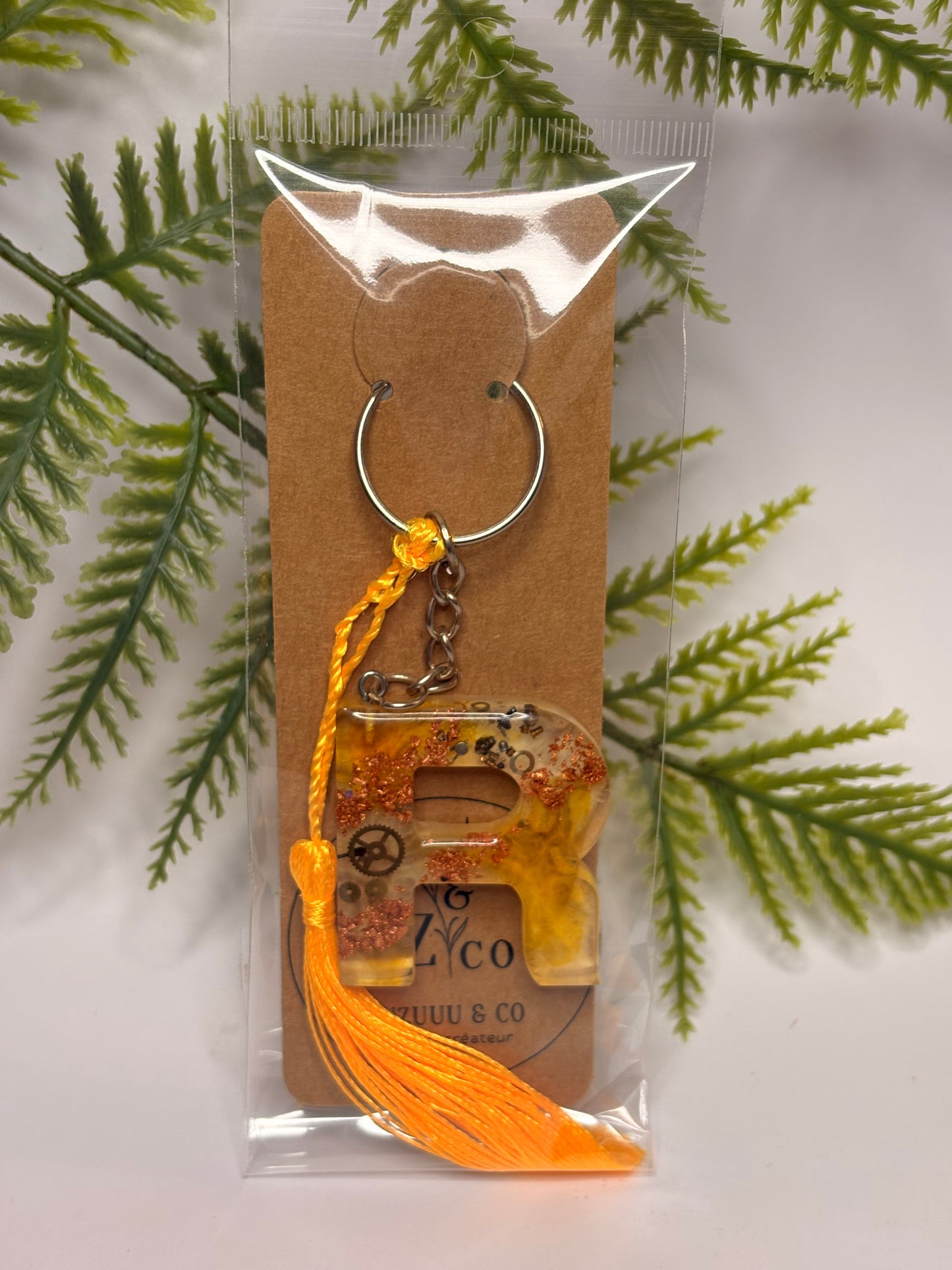 Porte-clés collection lettres Argentés