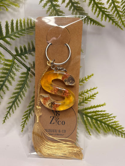 Porte-clés collection lettres Argentés