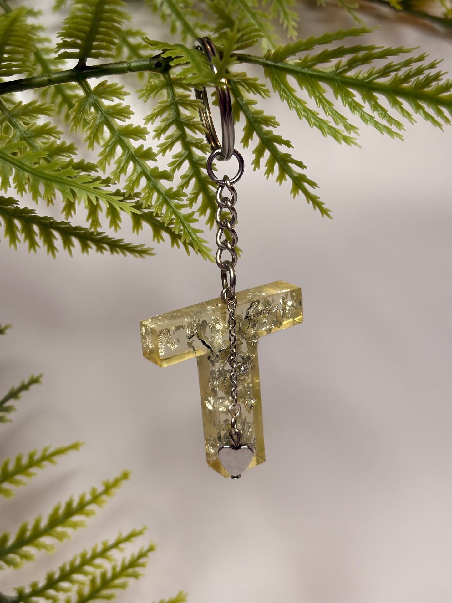 Porte-clés collection lettres Argentés