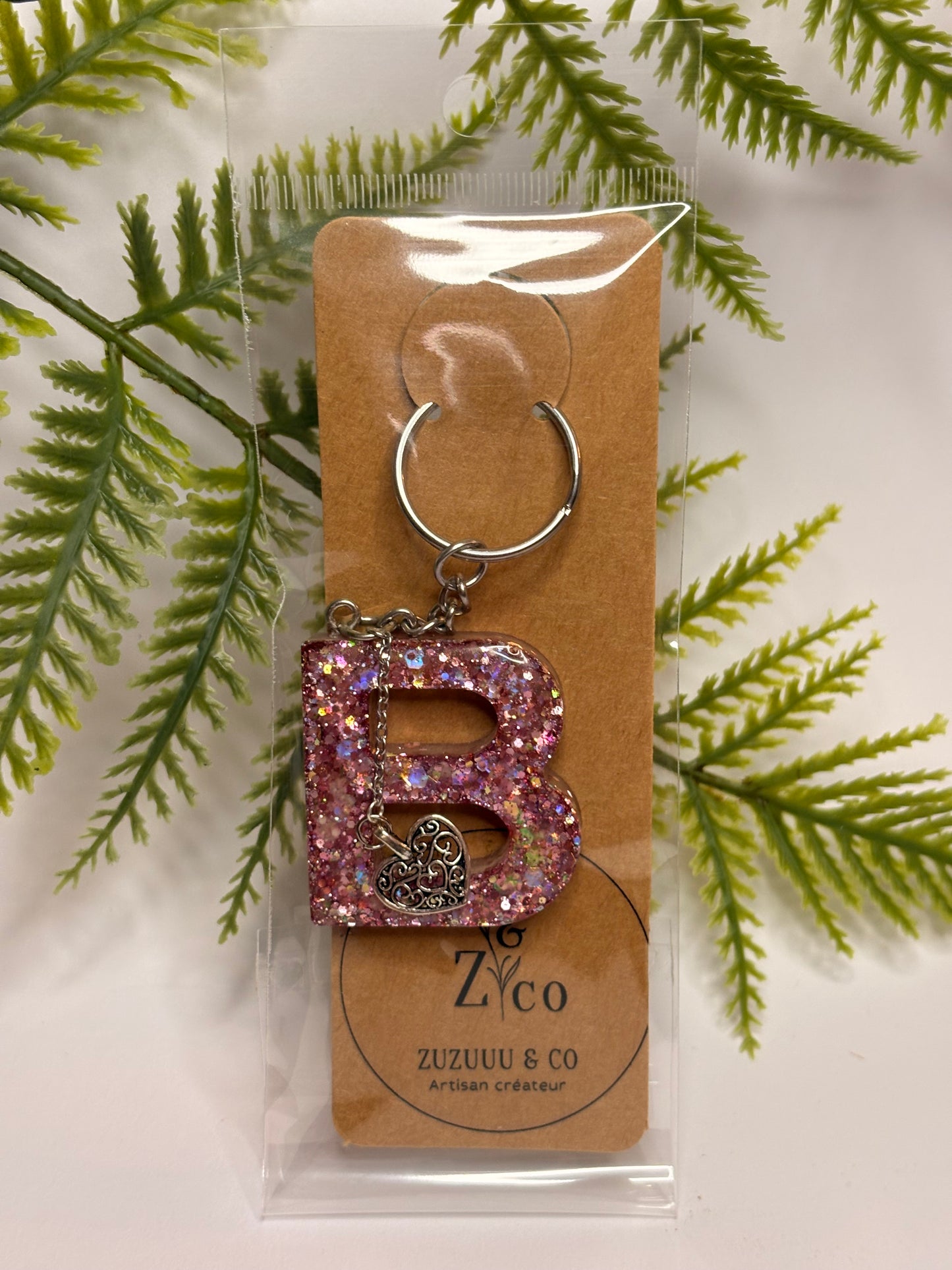 Porte-clés collection lettres Argentés