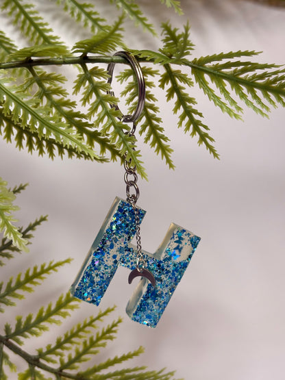 Porte-clés collection lettres Argentés