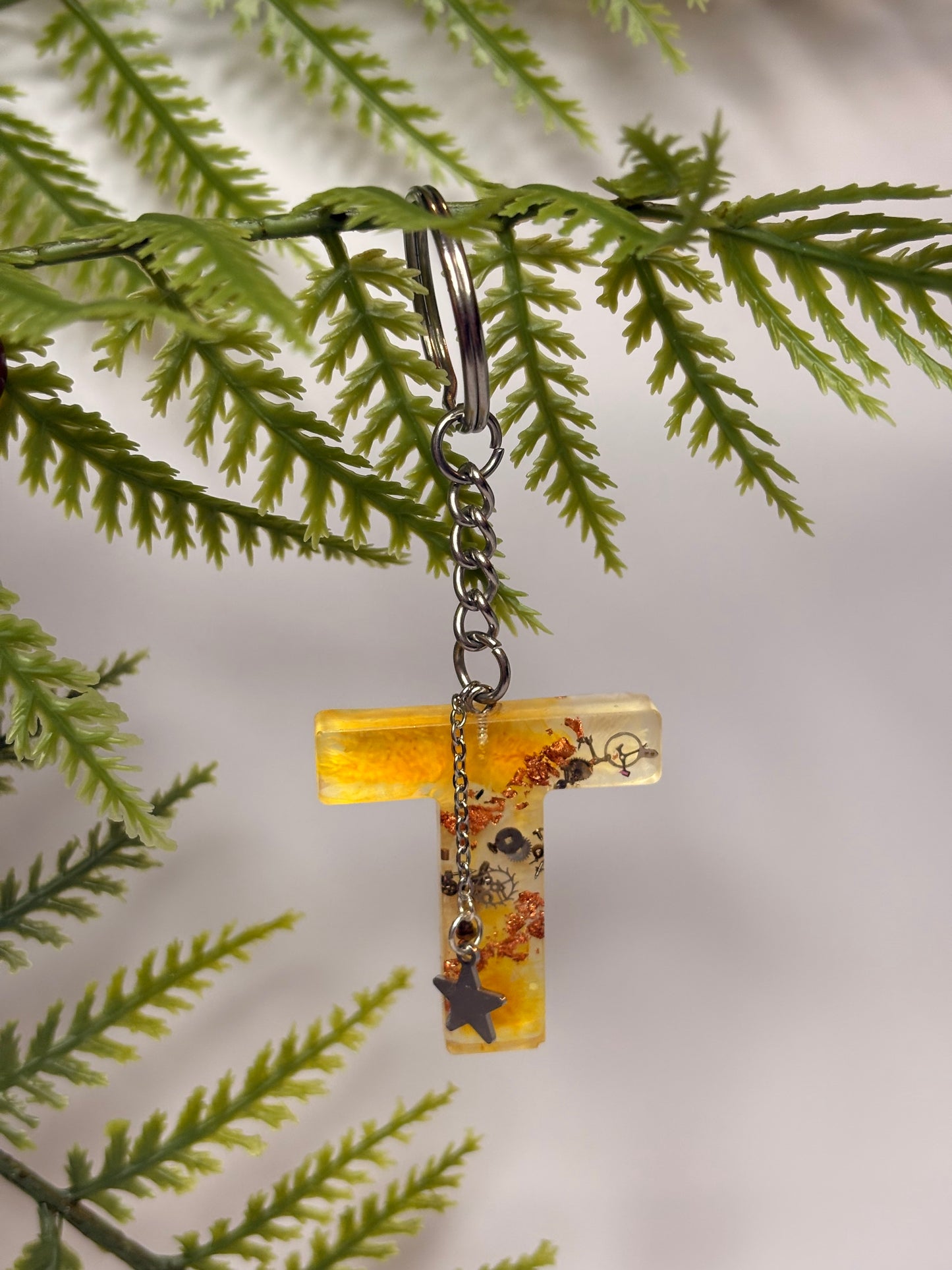 Porte-clés collection lettres Argentés