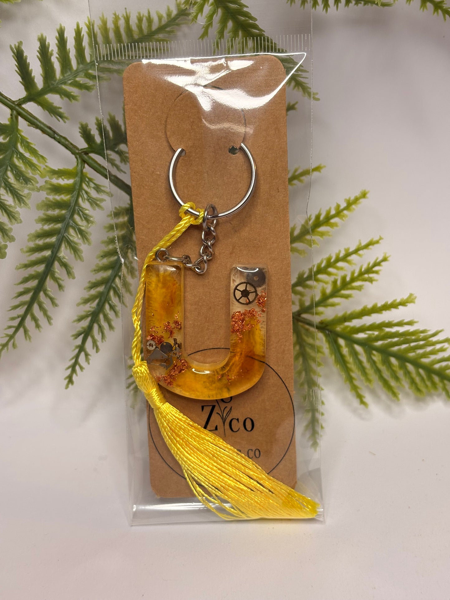 Porte-clés collection lettres Argentés