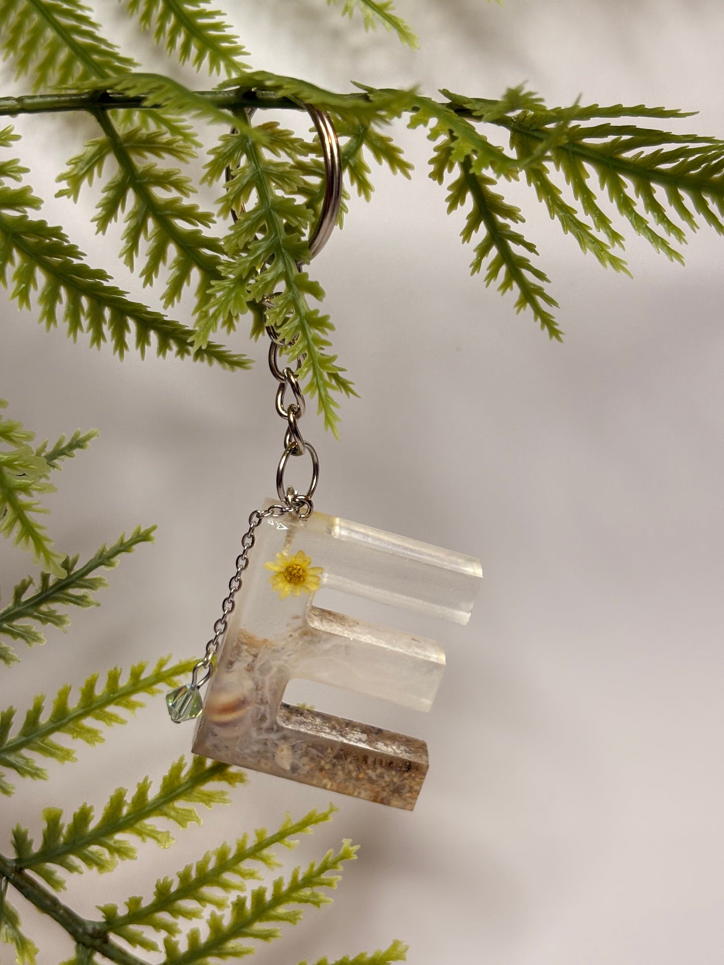 Porte-clés collection lettres Argentés