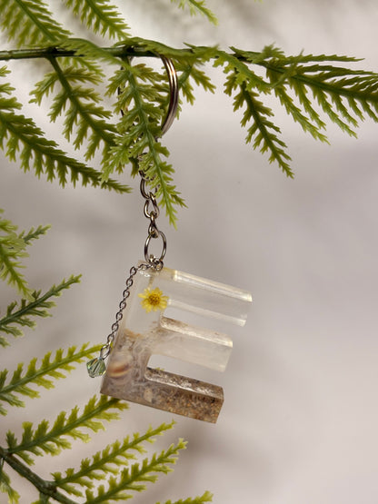 Porte-clés collection lettres Argentés