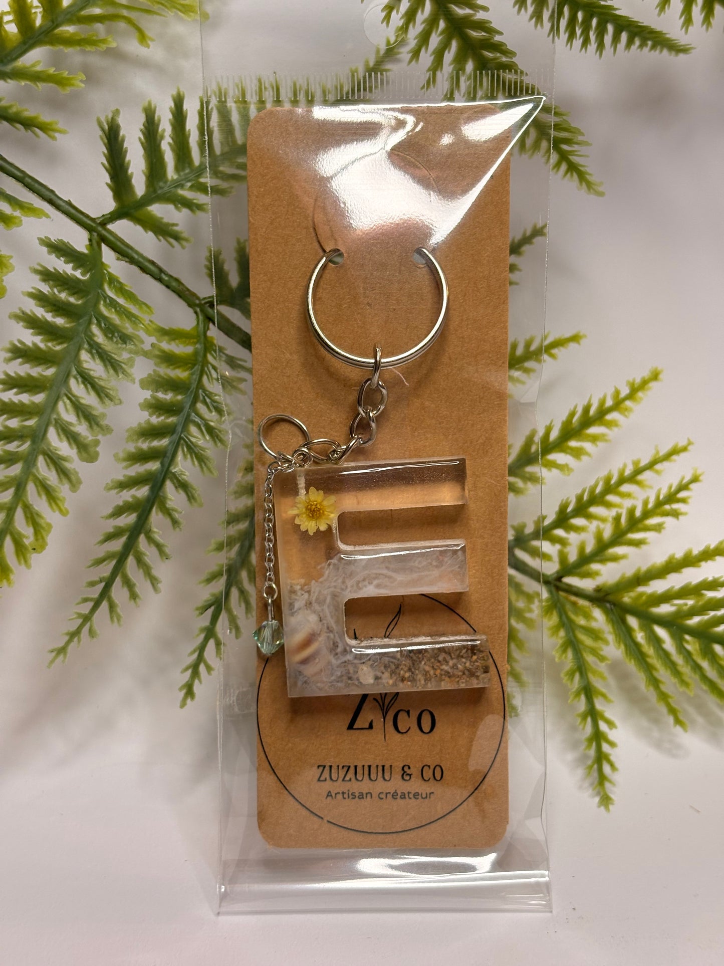 Porte-clés collection lettres Argentés