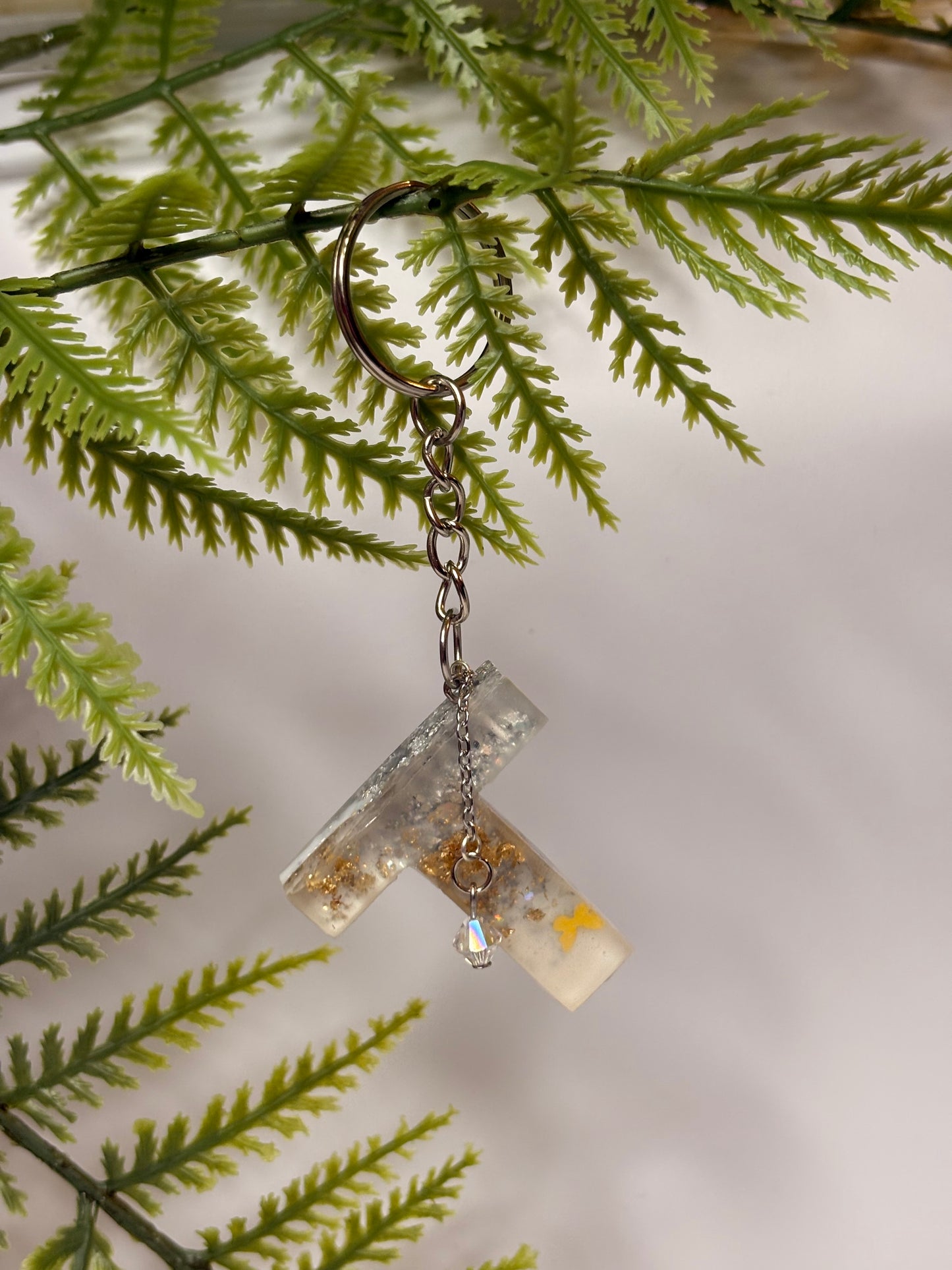 Porte-clés collection lettres Argentés