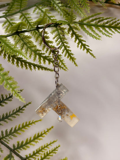 Porte-clés collection lettres Argentés