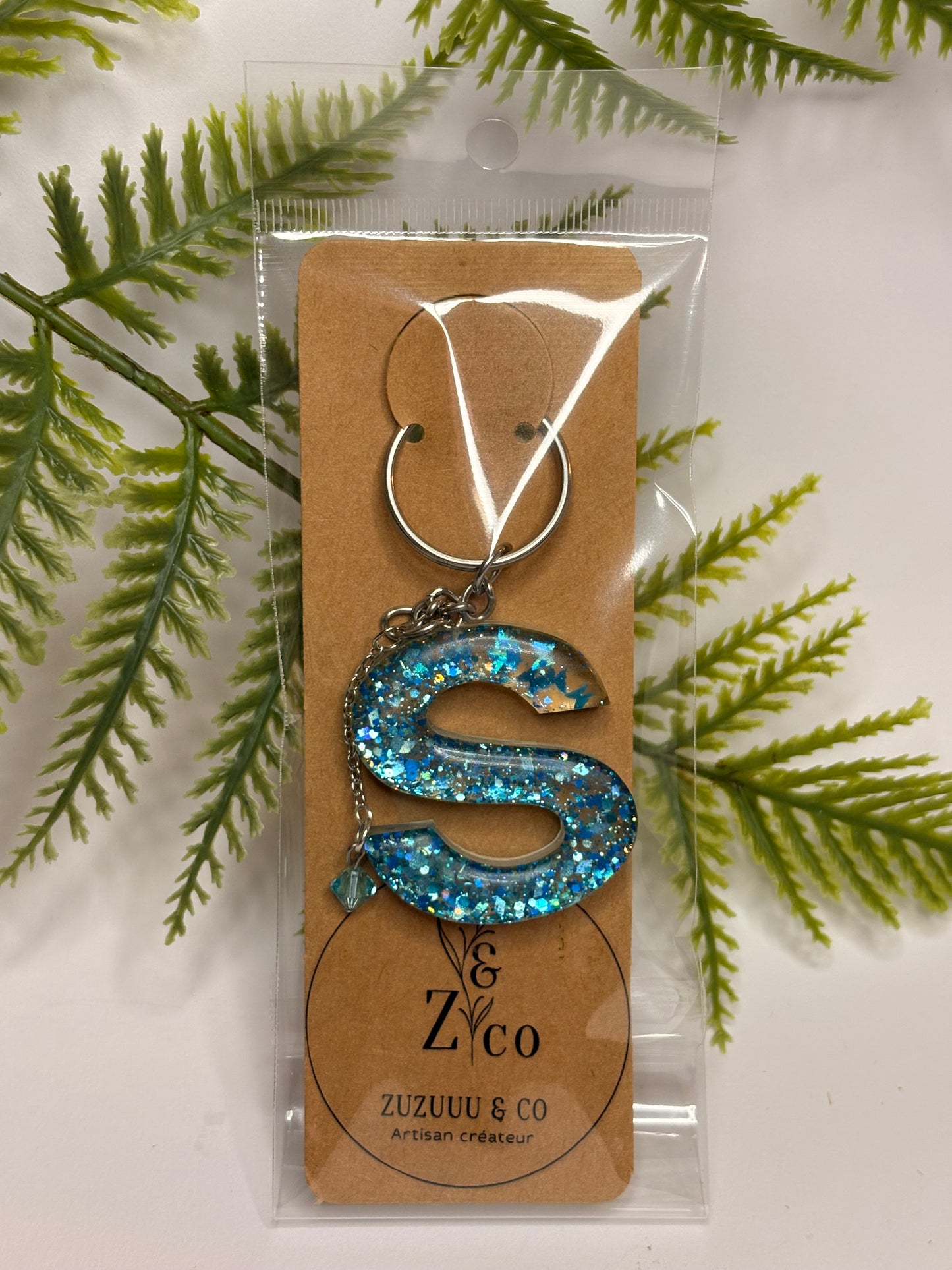 Porte-clés collection lettres Argentés