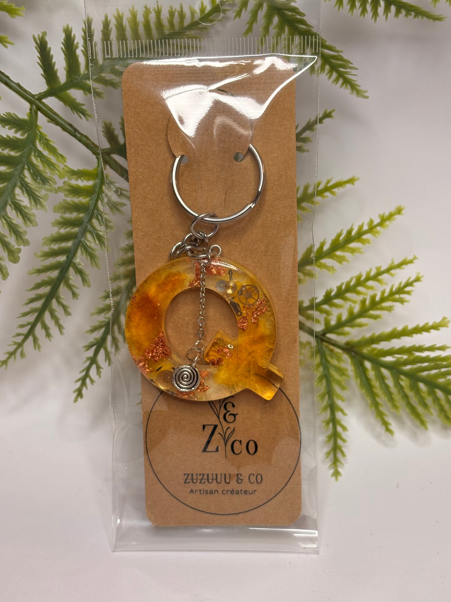 Porte-clés collection lettres Argentés