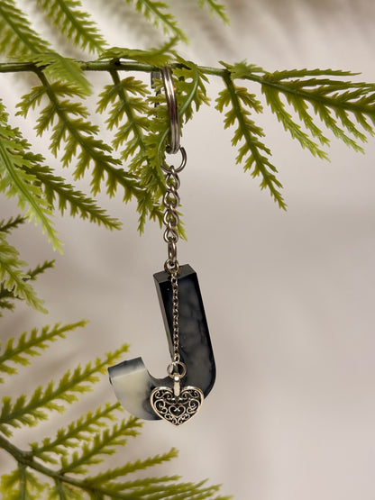 Porte-clés collection lettres Argentés