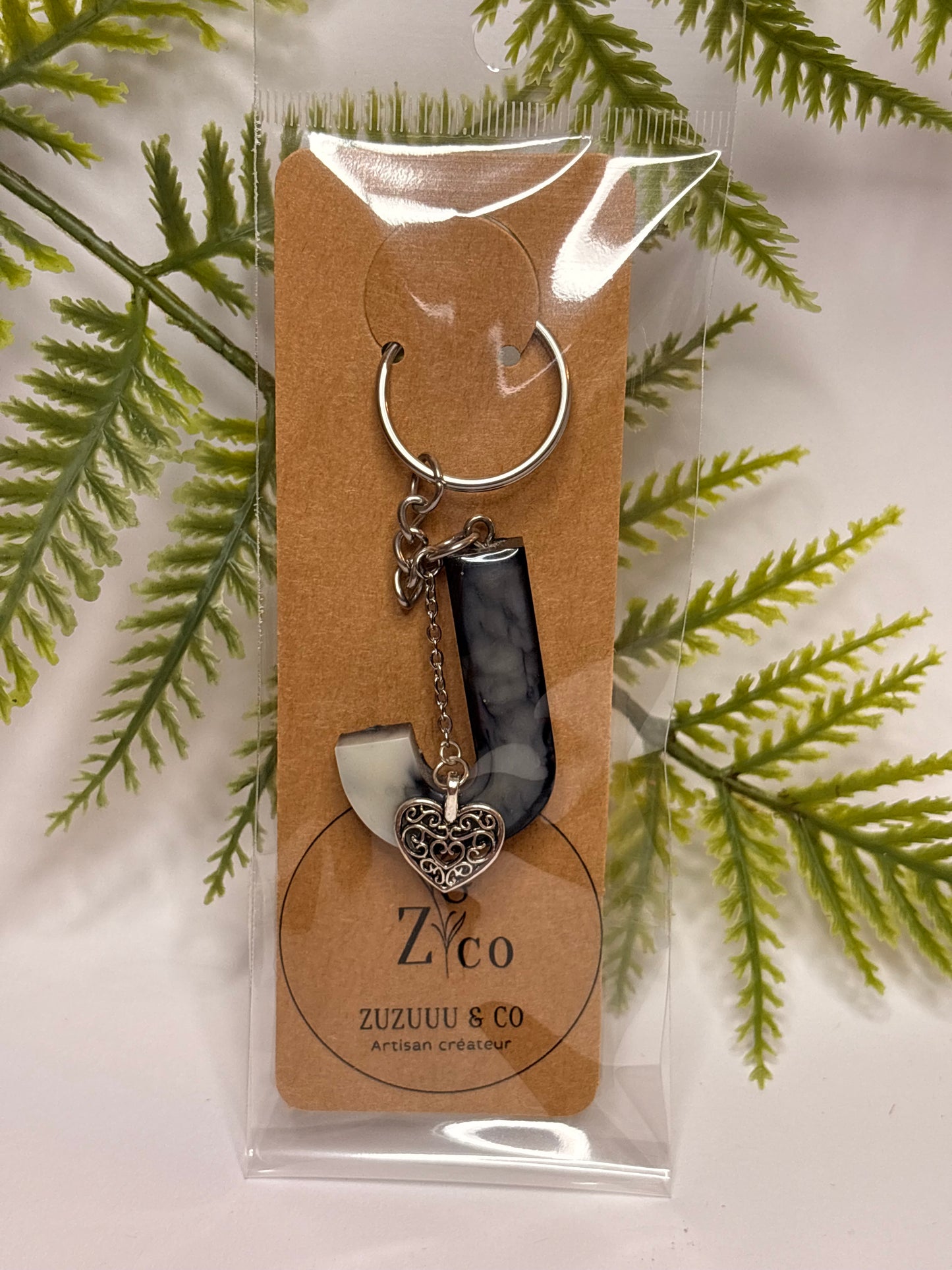 Porte-clés collection lettres Argentés