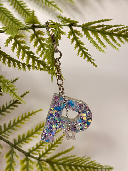 Porte-clés collection lettres Argentés