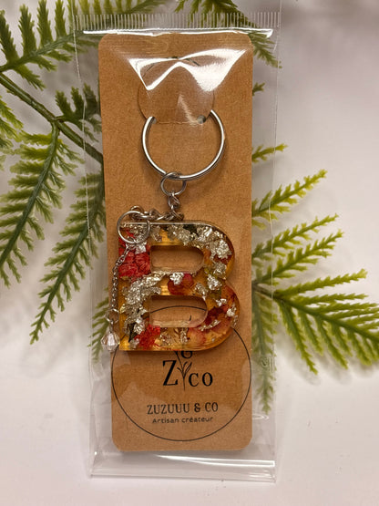 Porte-clés collection lettres Argentés