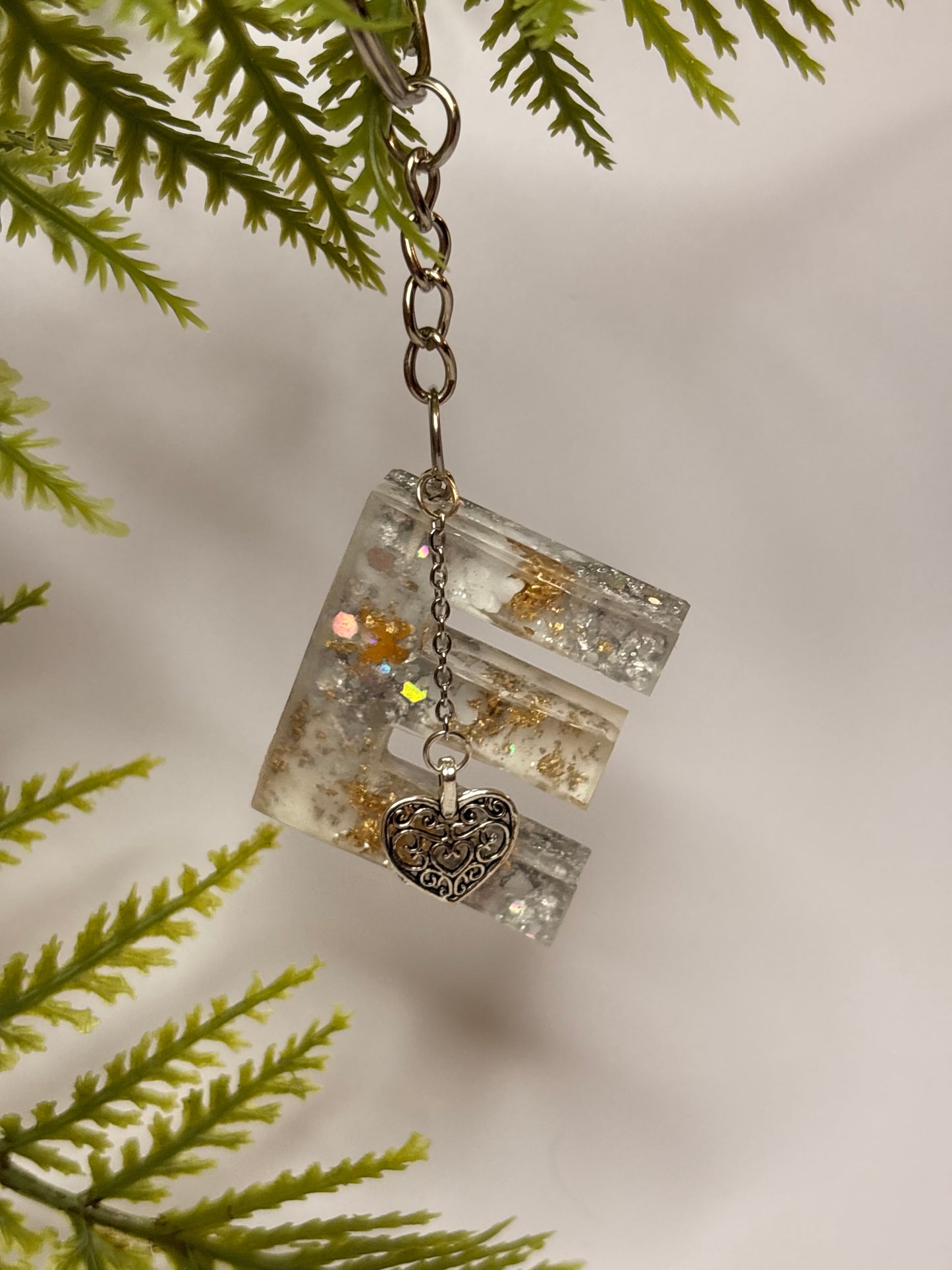 Porte-clés collection lettres Argentés