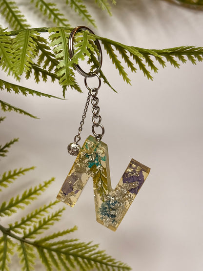 Porte-clés collection lettres Argentés