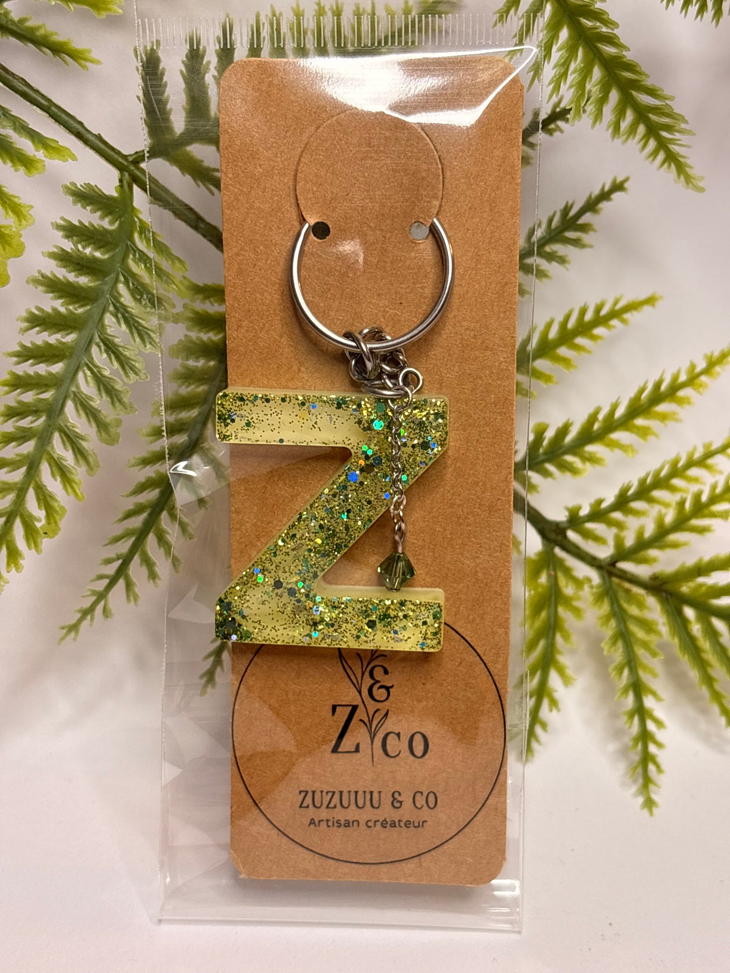 Porte-clés collection lettres Argentés