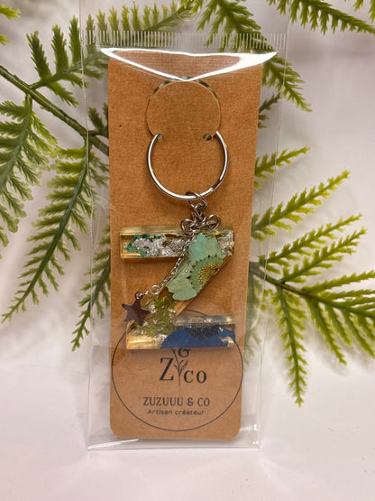 Porte-clés collection lettres Argentés