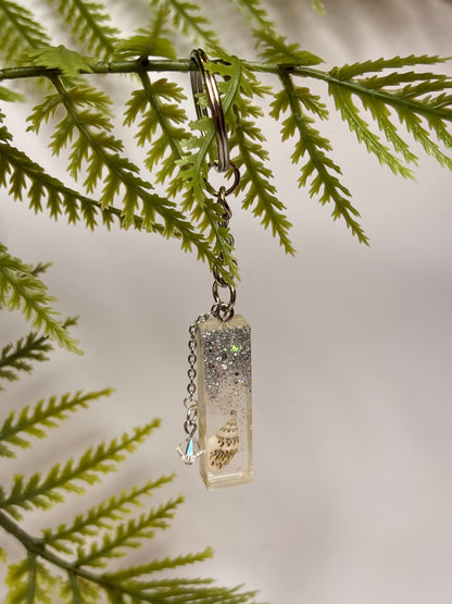 Porte-clés collection lettres Argentés