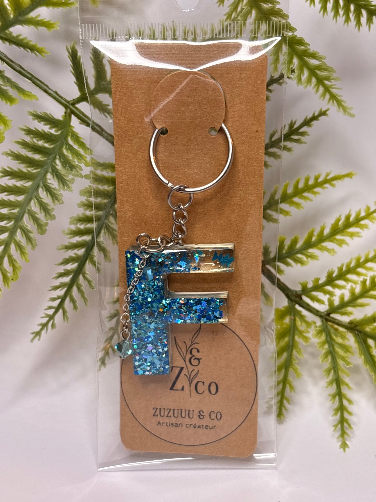 Porte-clés collection lettres Argentés