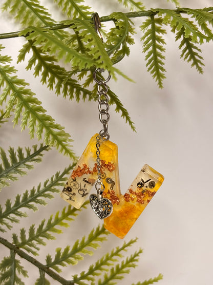 Porte-clés collection lettres Argentés