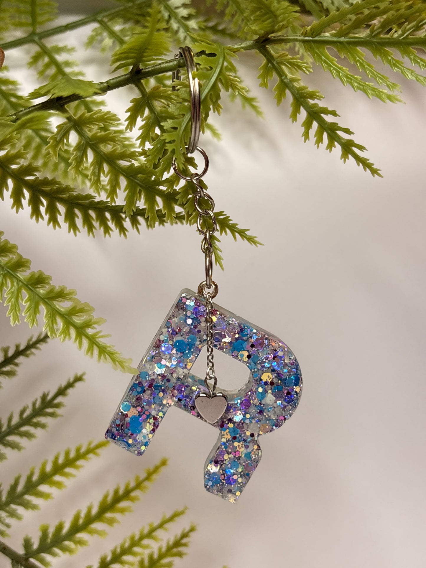 Porte-clés collection lettres Argentés