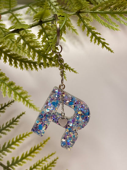 Porte-clés collection lettres Argentés