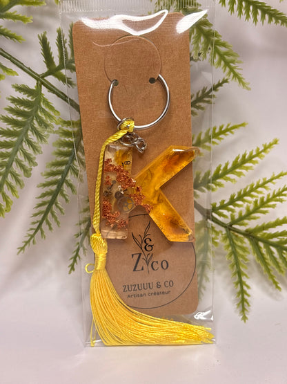 Porte-clés collection lettres Argentés