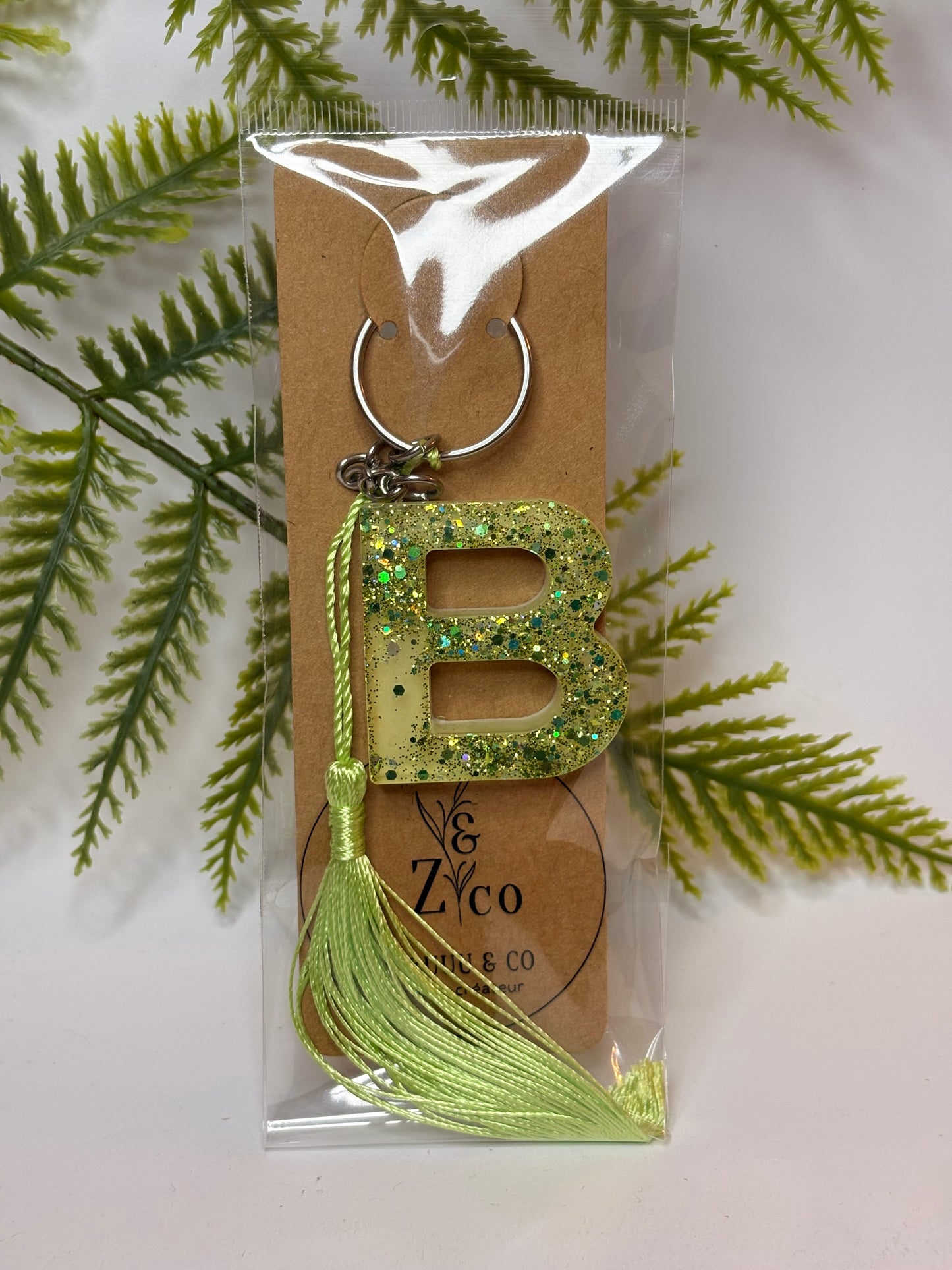 Porte-clés collection lettres Argentés