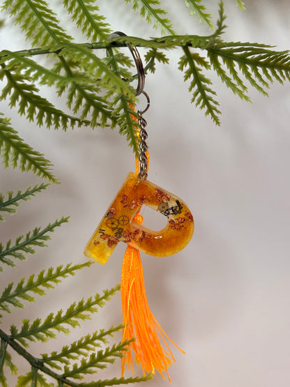 Porte-clés collection lettres Argentés