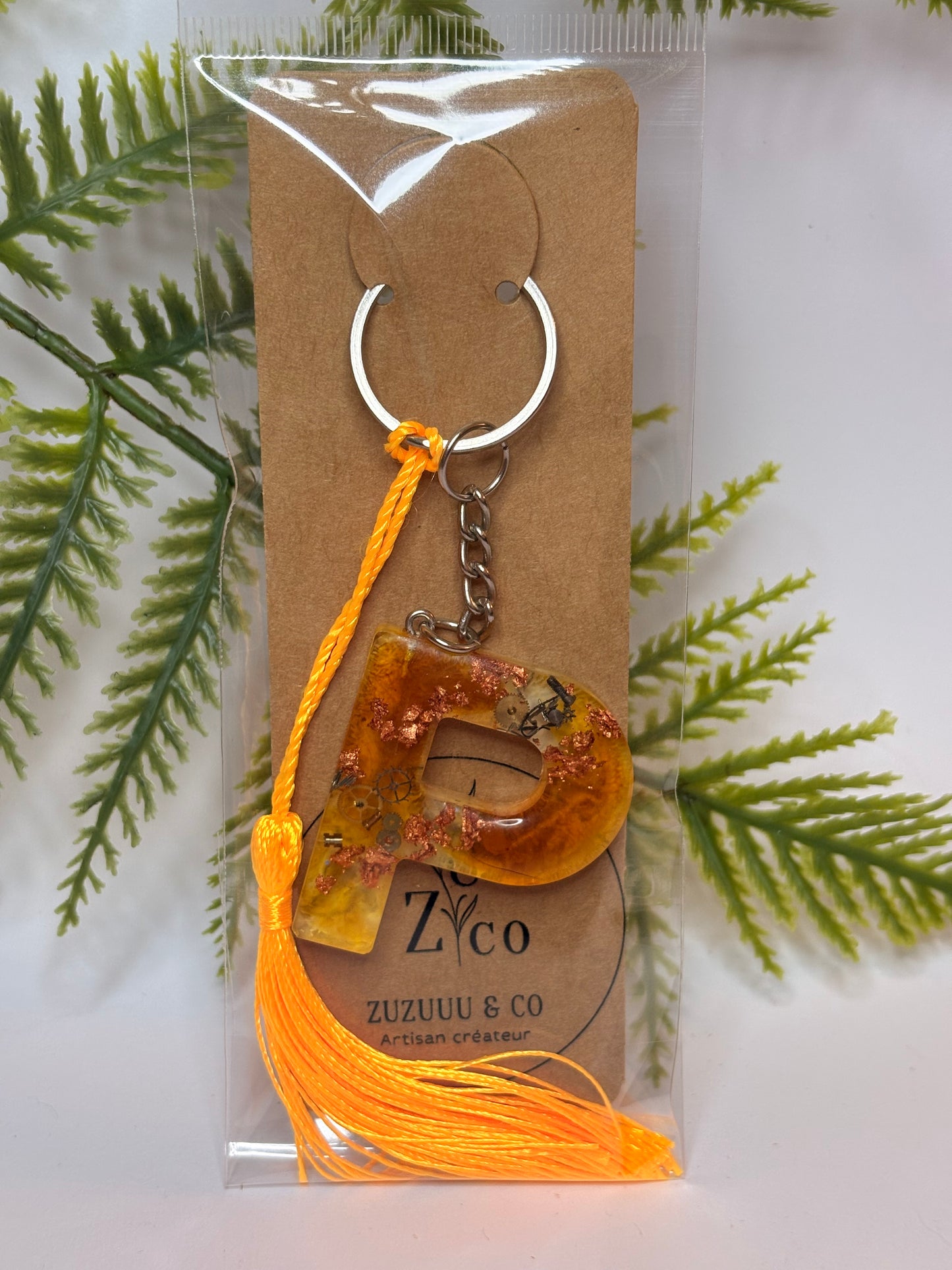 Porte-clés collection lettres Argentés