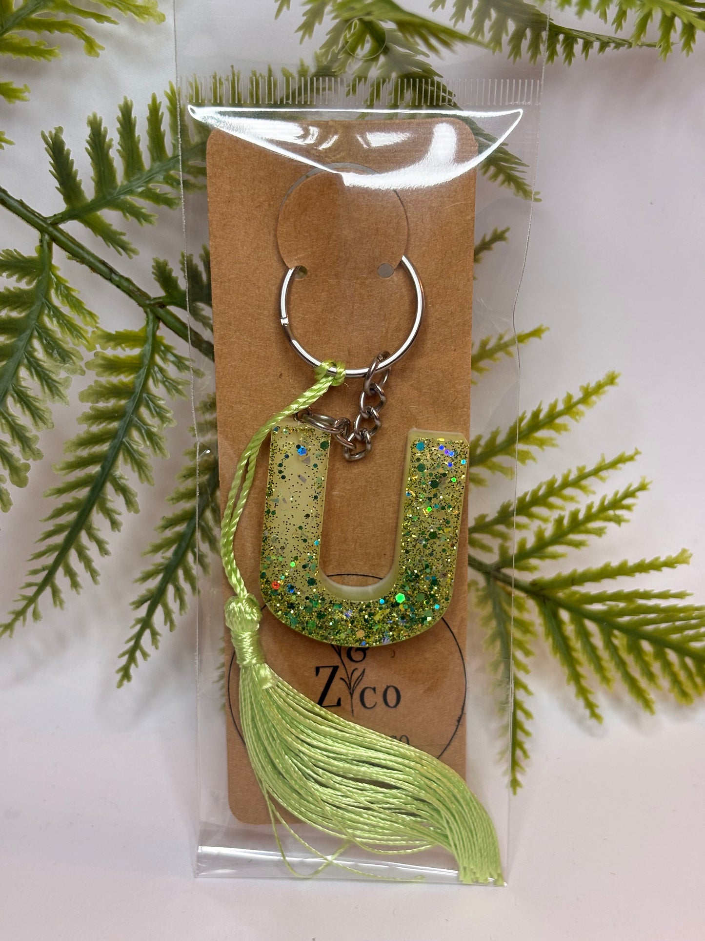 Porte-clés collection lettres Argentés