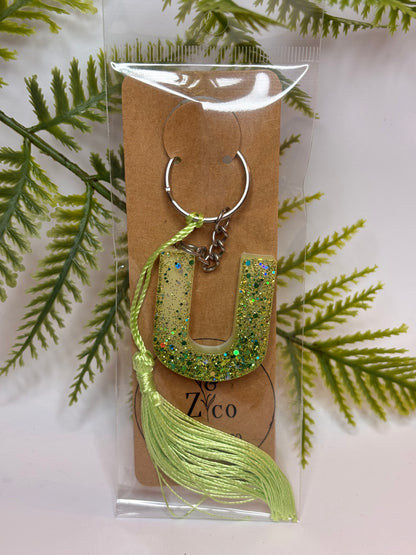 Porte-clés collection lettres Argentés