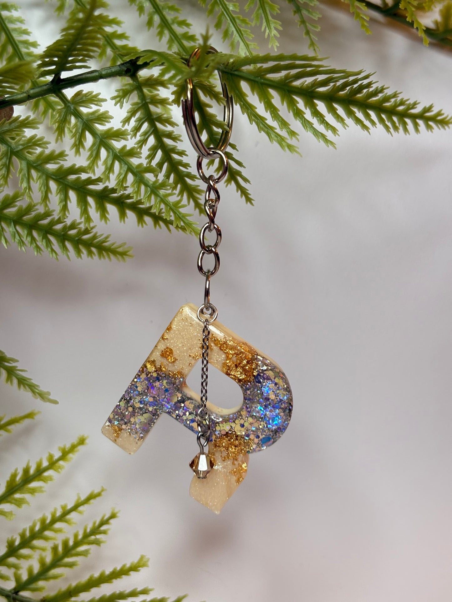 Porte-clés collection lettres Argentés