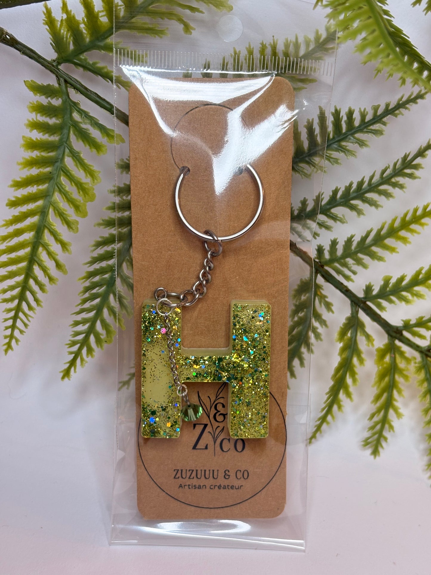 Porte-clés collection lettres Argentés