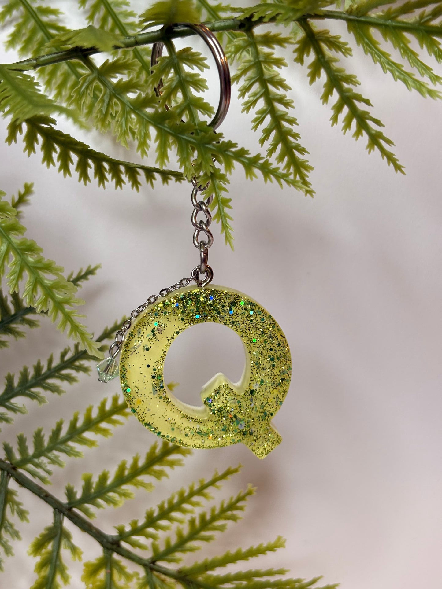 Porte-clés collection lettres Argentés