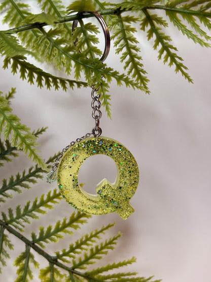 Porte-clés collection lettres Argentés