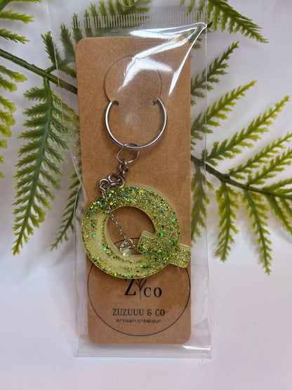 Porte-clés collection lettres Argentés