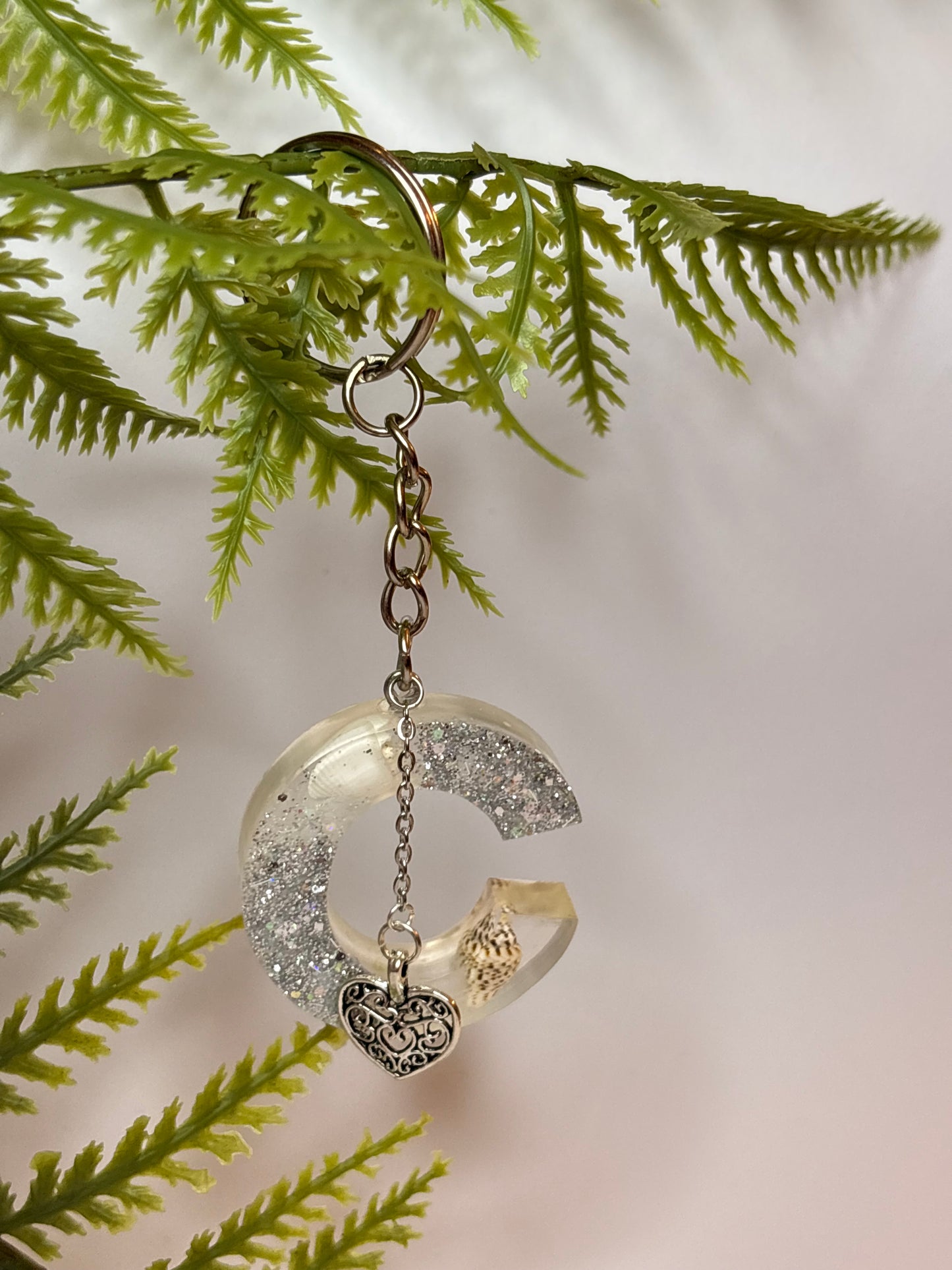 Porte-clés collection lettres Argentés