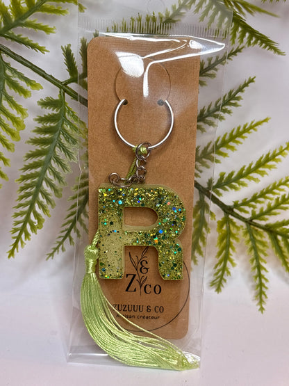 Porte-clés collection lettres Argentés