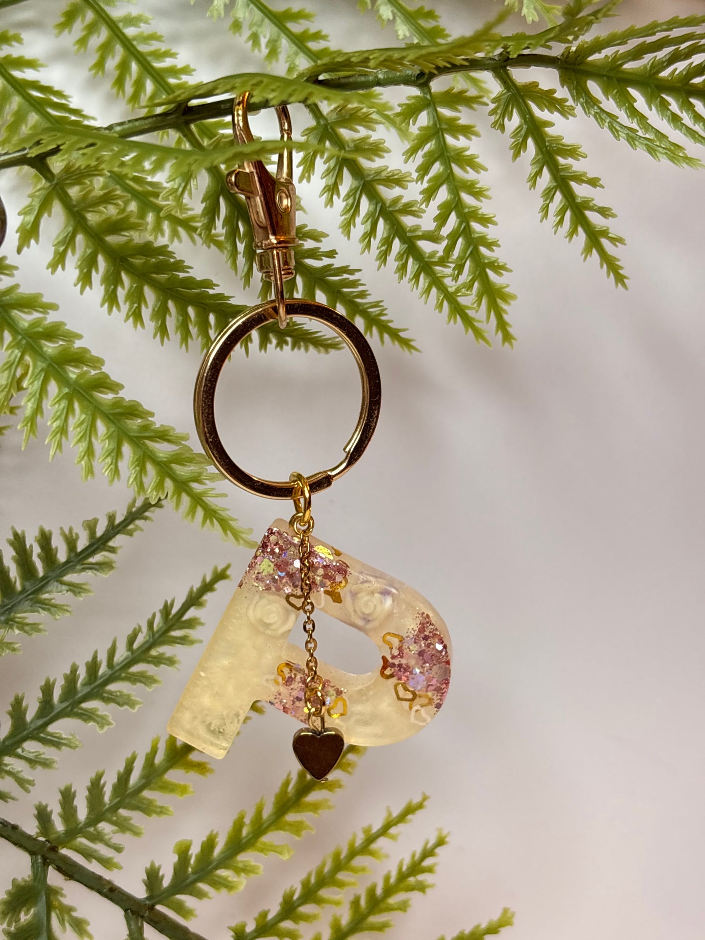 Porte-clés collection lettres Dorés