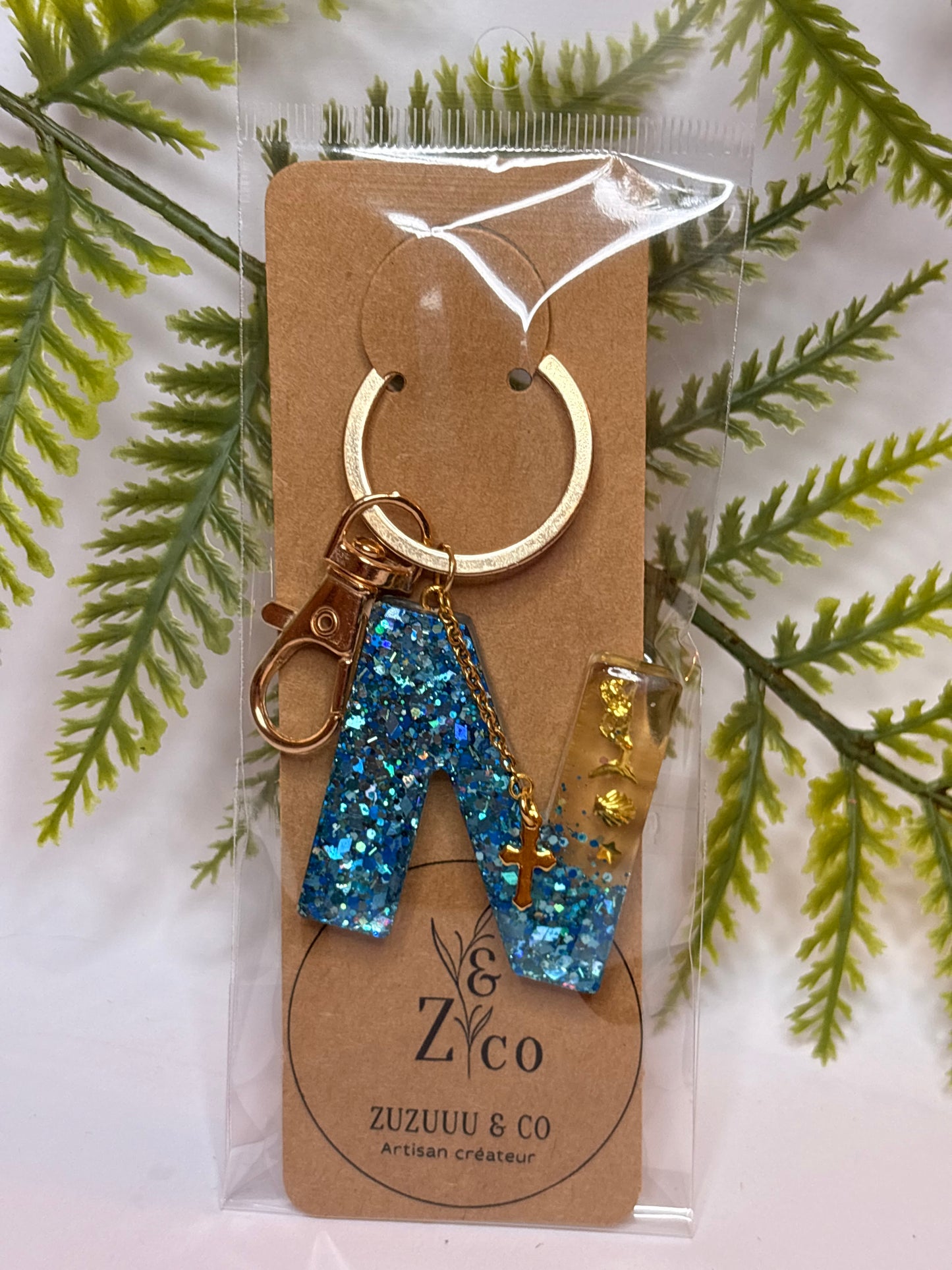 Porte-clés collection lettres Dorés