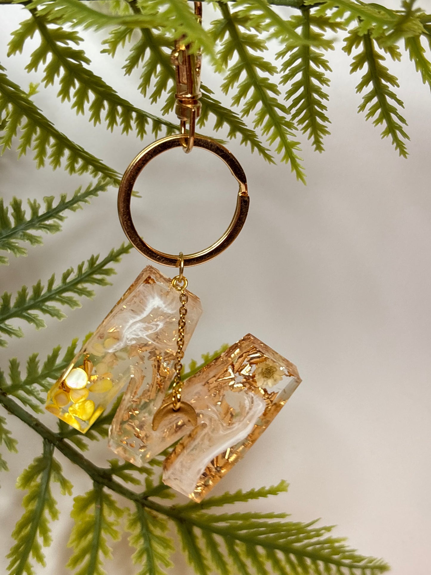 Porte-clés collection lettres Dorés