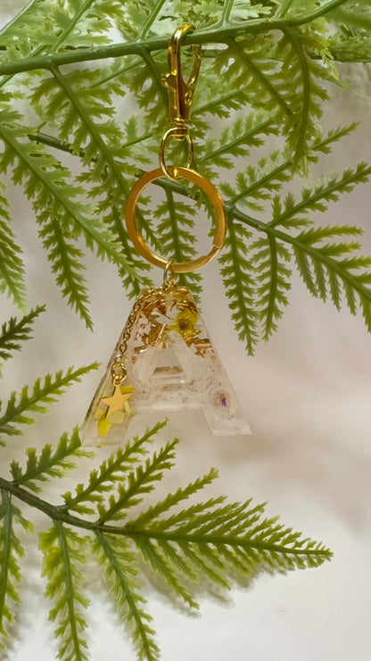 Porte-clés collection lettres Dorés